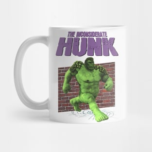 The Inconsiderate HUNK Hero (off brand) Parody Mug